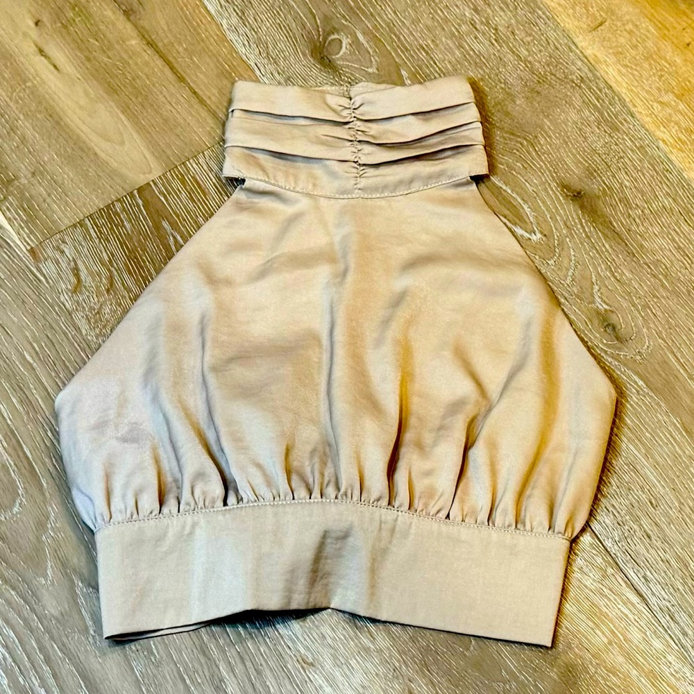 Nasty Gal High Neck Halter Top Size 4